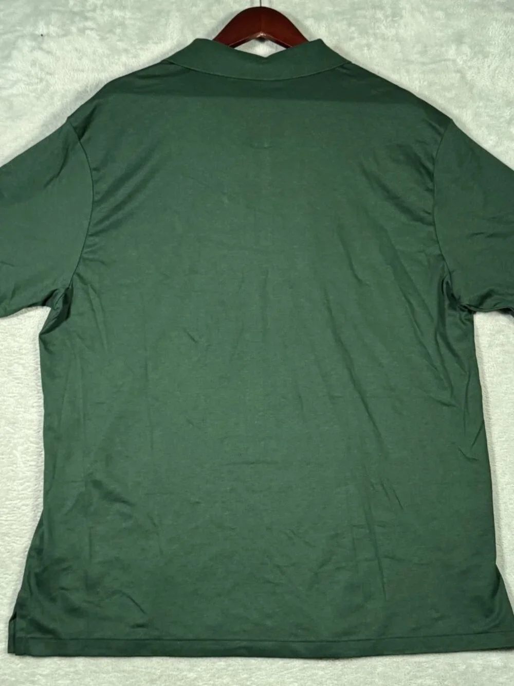 Ralph Lauren Polo Shirt Mens 1XB XL Big Green Short Sleeve Interlock Flesh Pony